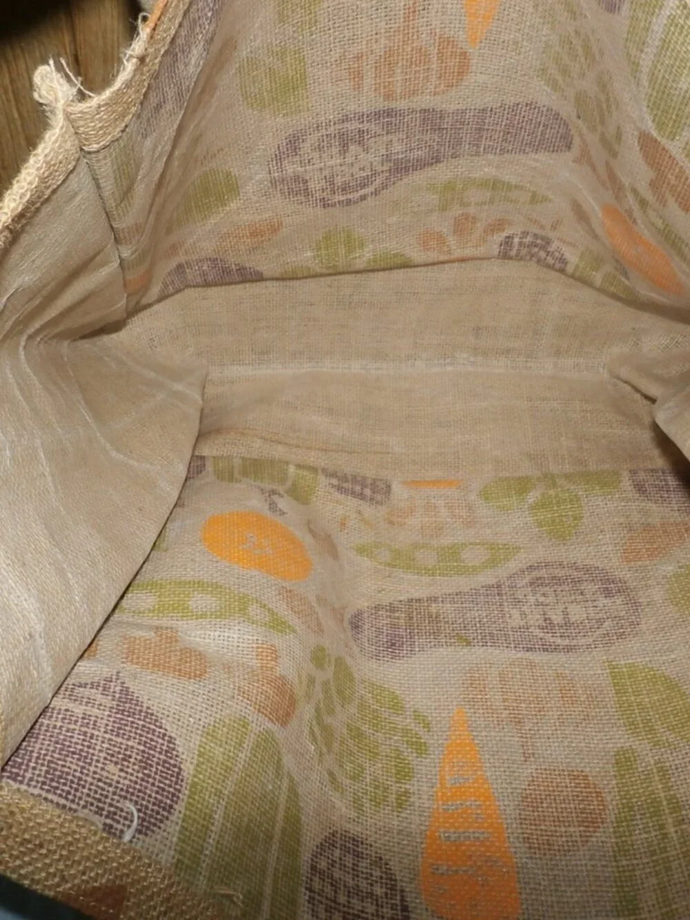 Lot of 2  NEW  Trader Joe's Reusable Tote Bags  Medium Jute Cotton Burlap